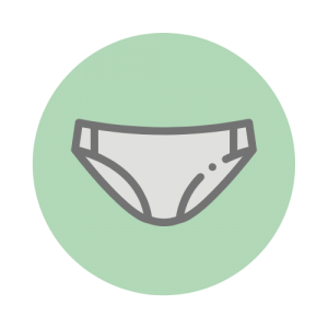 Illustration of period pants.