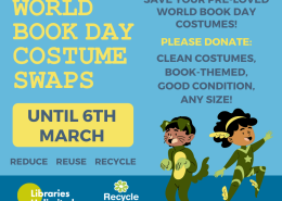 World Book Day graphic that is no longer running