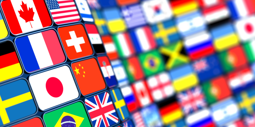 Language Map With Flags Launch of 'Languages of waste' - Zone