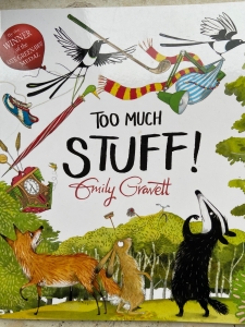 Image of book cover for Too Much Stuff by Emily Gravett