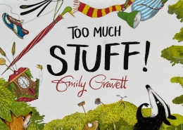 Image of book cover for Too Much Stuff by Emily Gravett