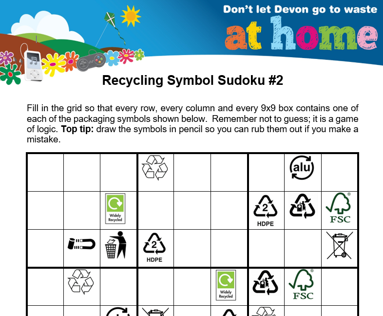New Packaging Sudoku Challenge Zone