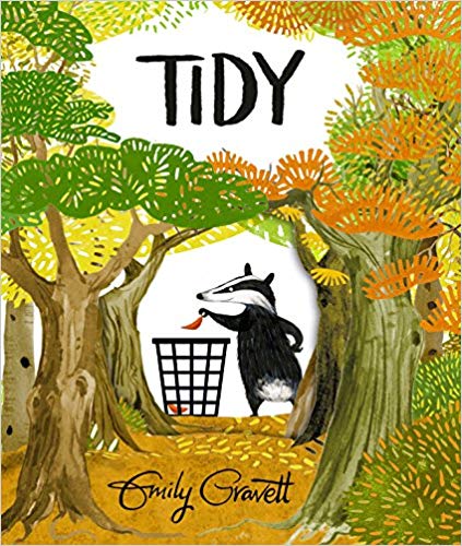 Book cover of children's book Tidy by Emily Gravett