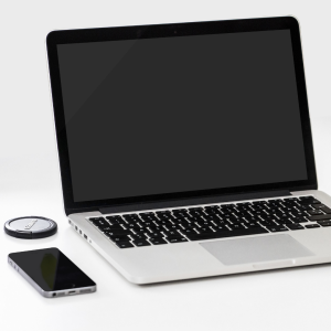 Image of laptop and phone