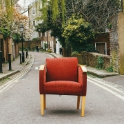 Chair left out in street