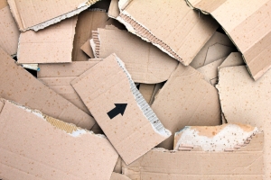 Pile of cardboard