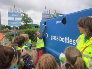 School visit to Recycling Centre