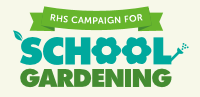 RHS campaign for school gardening logo
