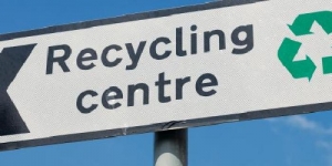 Recycling Centre street sign